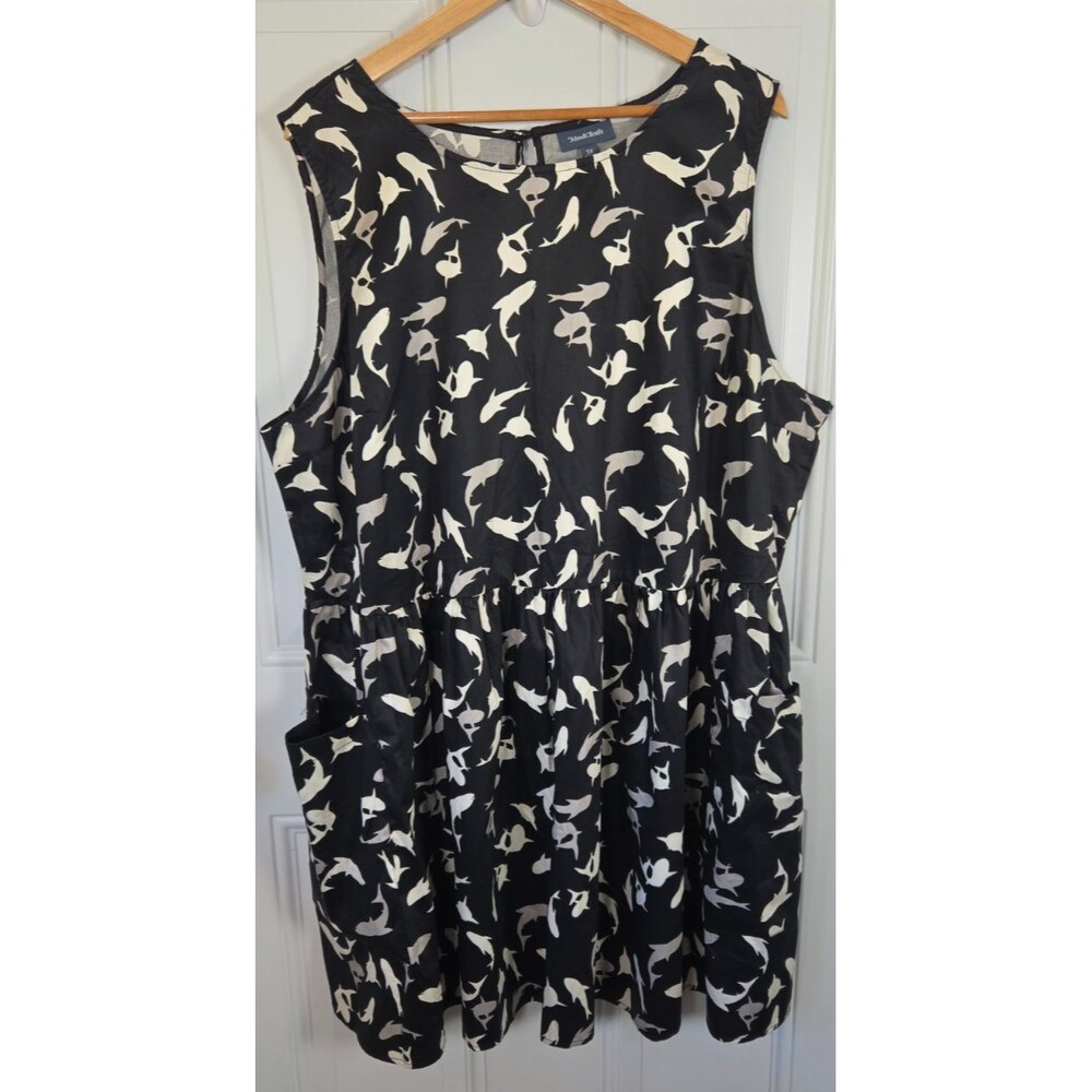 ModCloth Plus Size Shark Print Dress Size 3X